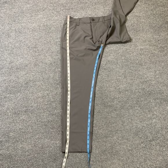 Marc New York Pants Mens 30 Gray Commuter Stretch Flat Front Performance Golf - Picture 5 of 13